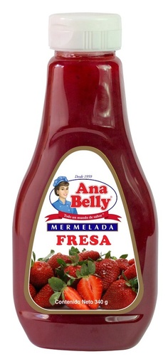 Ana Belly Mermelada Fresa 340g