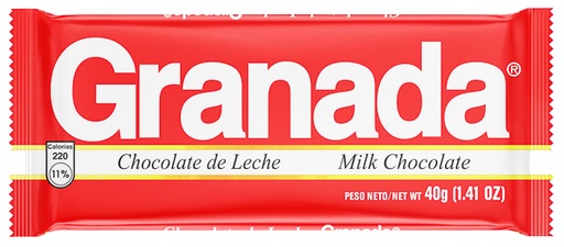 Granada Tableta de Leche 40g 12 Pack